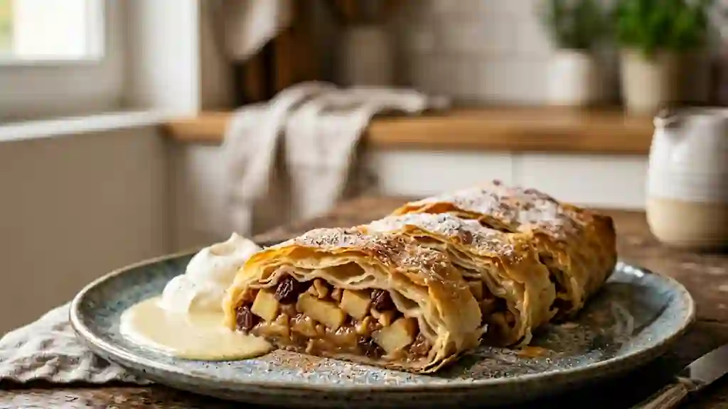 Pâte à strudel souple et translucide - Photo de présentation