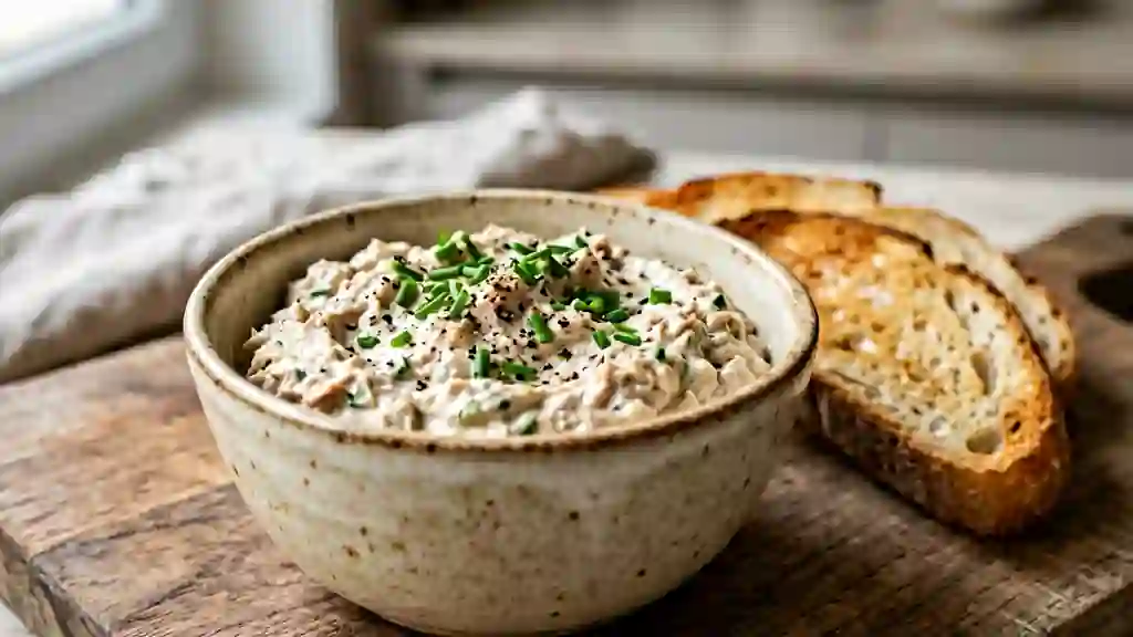 Rillettes de thon crémeuses au citron - Photo de présentation