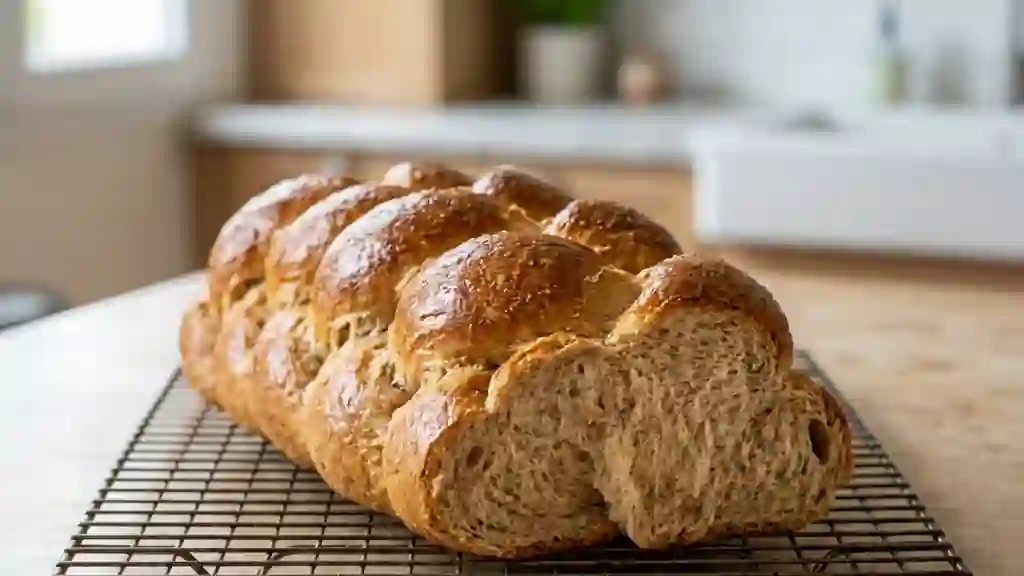 Brioche complète moelleuse au sucre roux - Photo de présentation