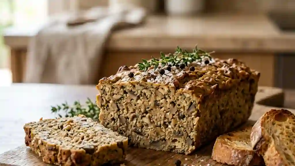 Terrine forestière végétale aux noix - Photo de présentation