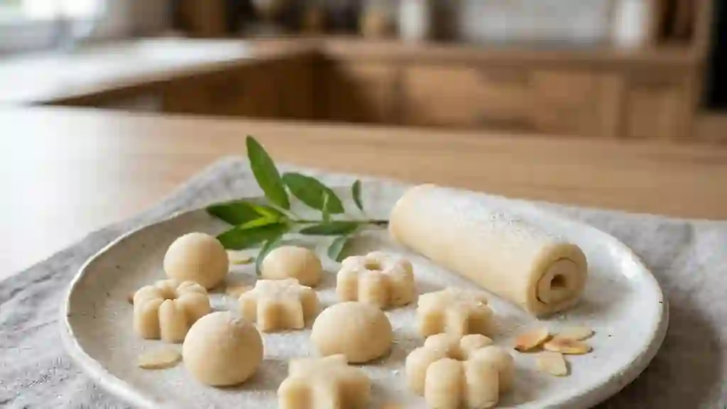 Pâte d'amande fondante et parfumée - Photo de présentation