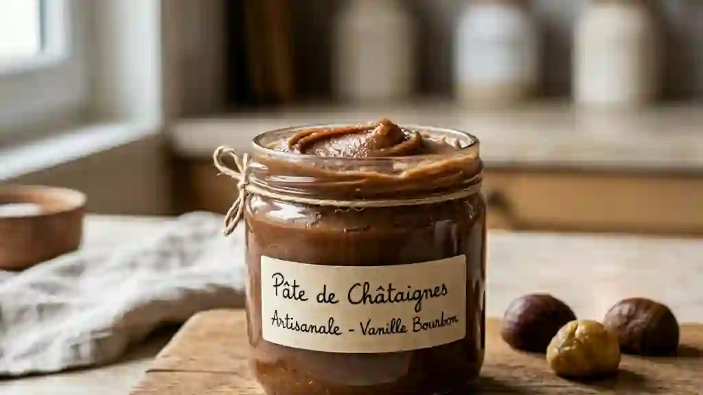 Crème de marrons fondante et vanillée - Photo de présentation