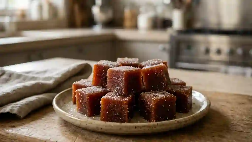 Pâte de coings fondante et acidulée - Photo de présentation