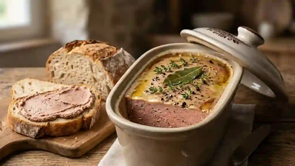 Pâté de foie charentais onctueux au Cognac - Photo de présentation