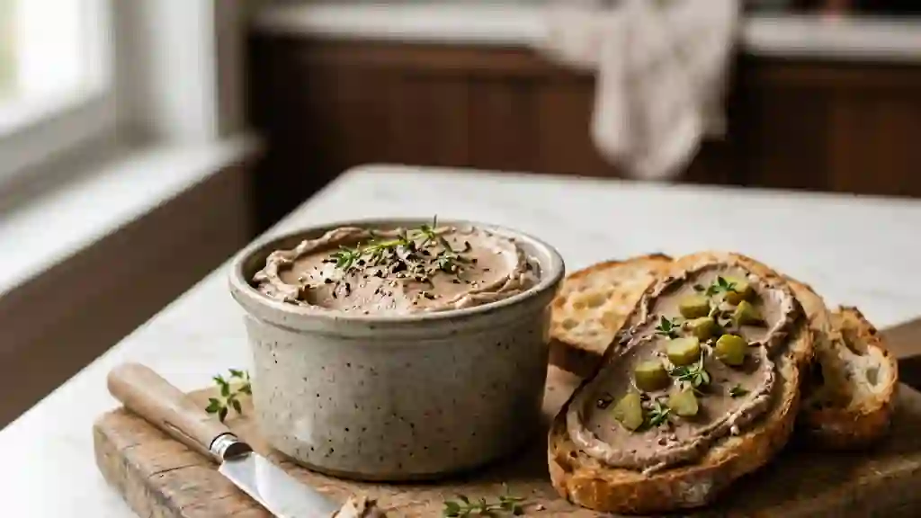 Pâté de foies de volaille onctueux au Cognac - Photo de présentation
