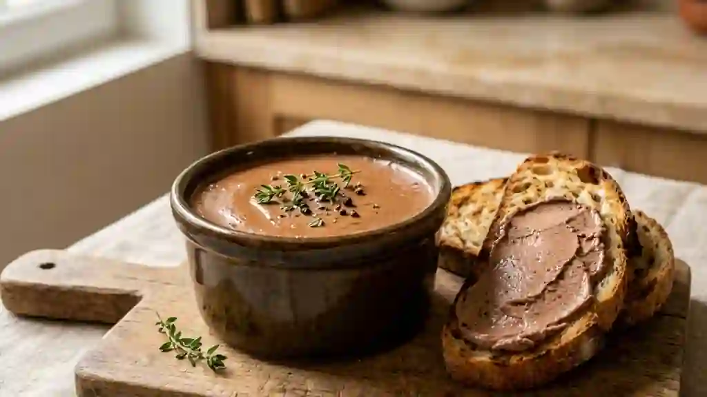 Pâté de foies de volaille onctueux au Porto - Photo de présentation