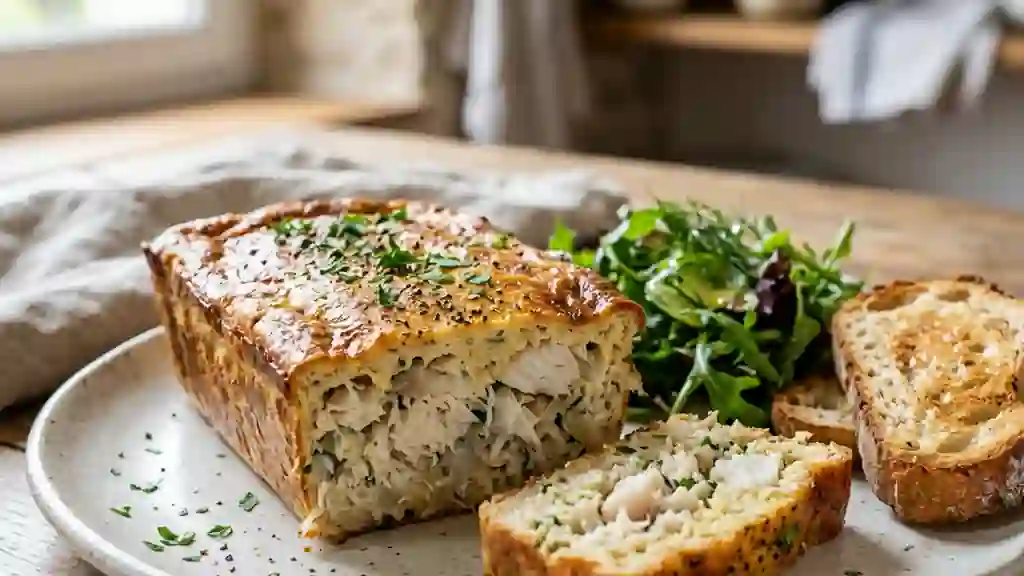 Pâté de mer moelleux au crabe et persil frais - Photo de présentation