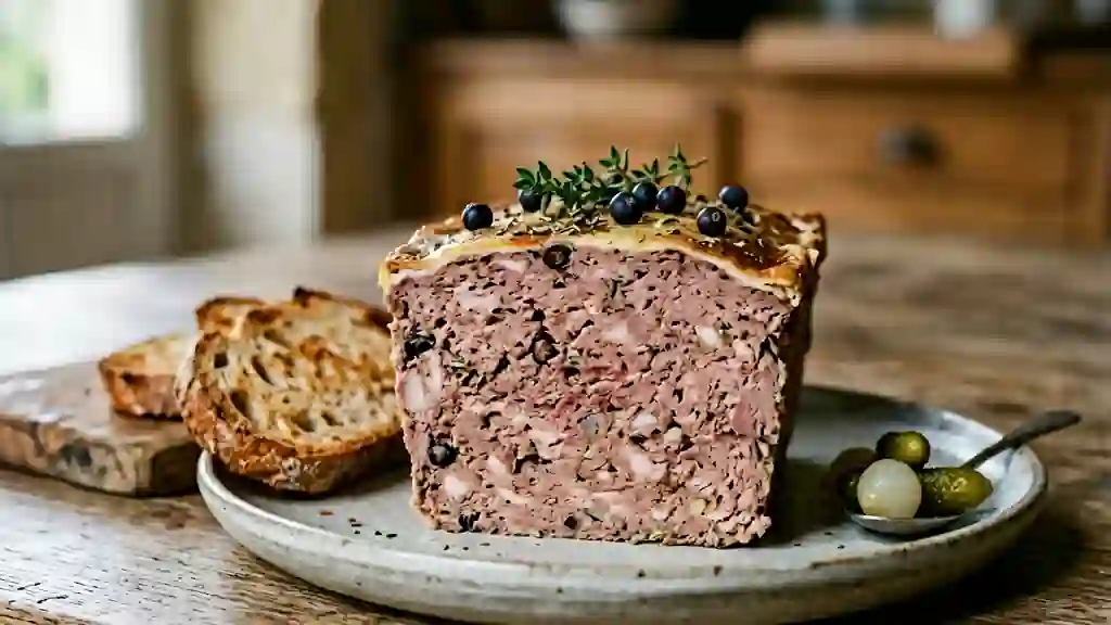 Terrine de porc onctueuse au genièvre - Photo de présentation
