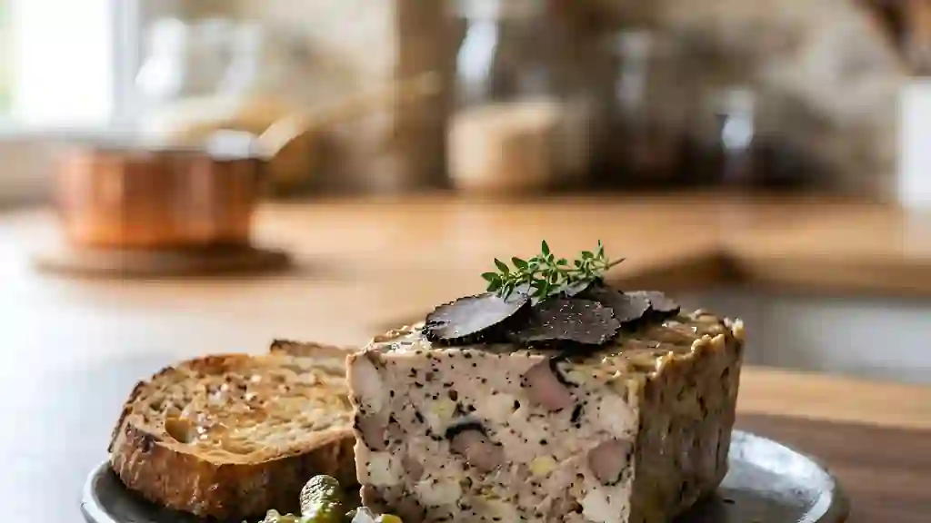Pâté de volaille truffé et soyeux - Photo de présentation