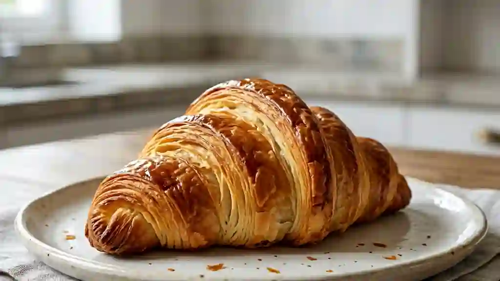 Pâte feuilletée levée au beurre frais - Photo de présentation