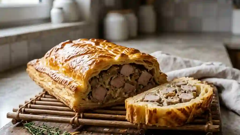 Pâté lorrain : croûte dorée et cœur fondant - Photo de présentation