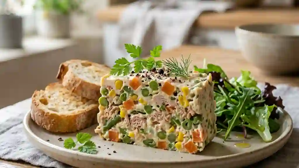 Terrine fondante thon et macédoine citronnée - Photo de présentation