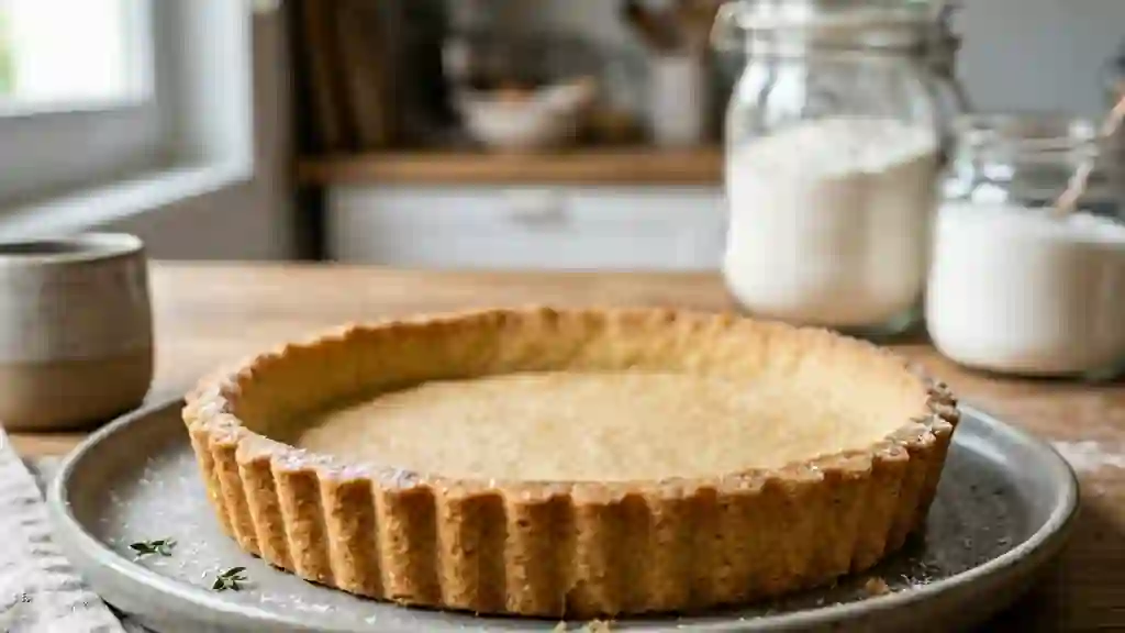 Pâte sablée croustillante et beurrée - Photo de présentation