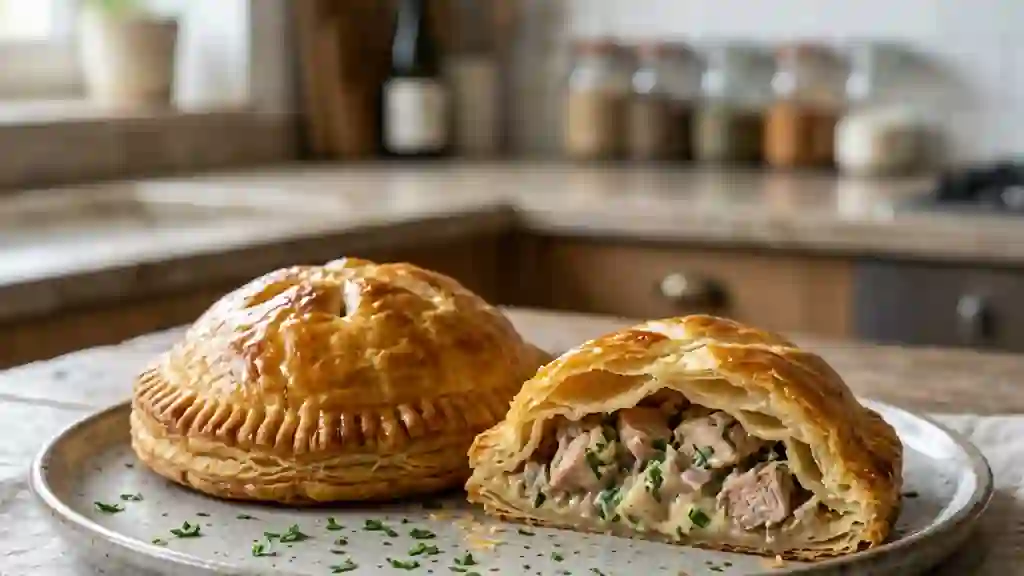 Pâtés feuilletés au lapin et crème - Photo de présentation