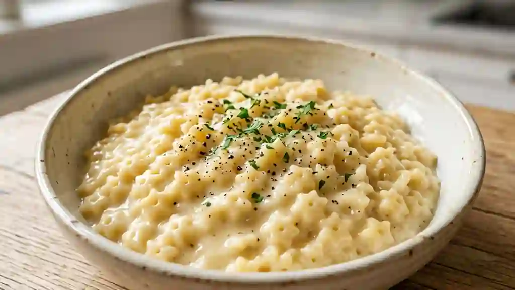 Étoiles fondantes à la sauce fromage onctueuse - Photo de présentation