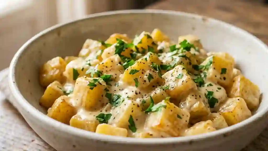 Patia Fondante aux Pommes de Terre et Crème - Photo de présentation