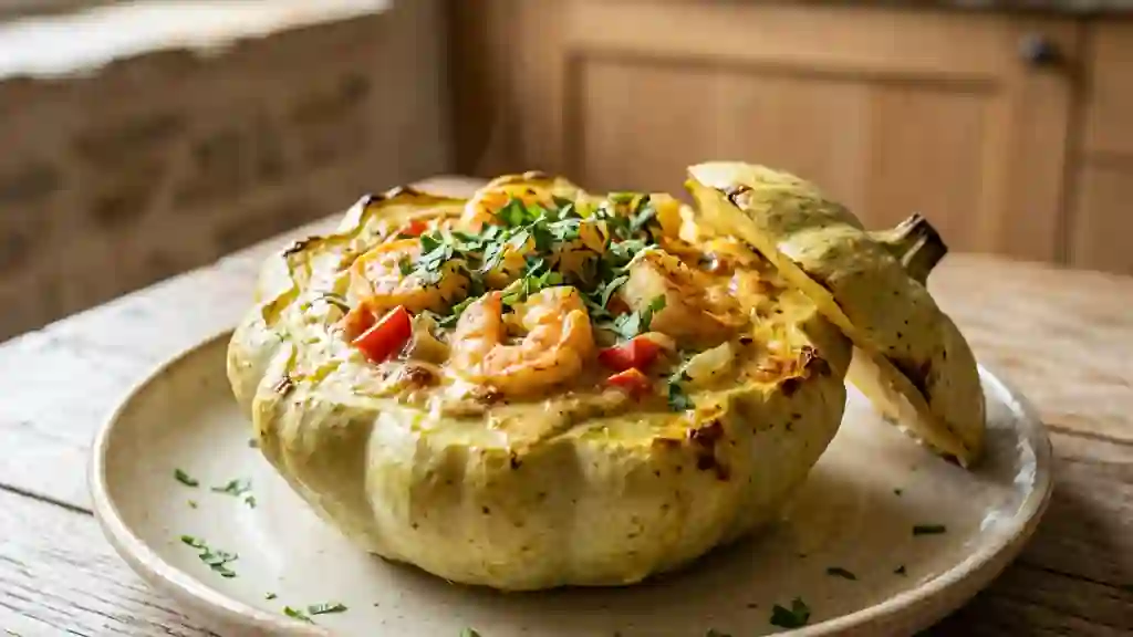 Pâtisson Fondant Crevettes et Curry Coco - Photo de présentation