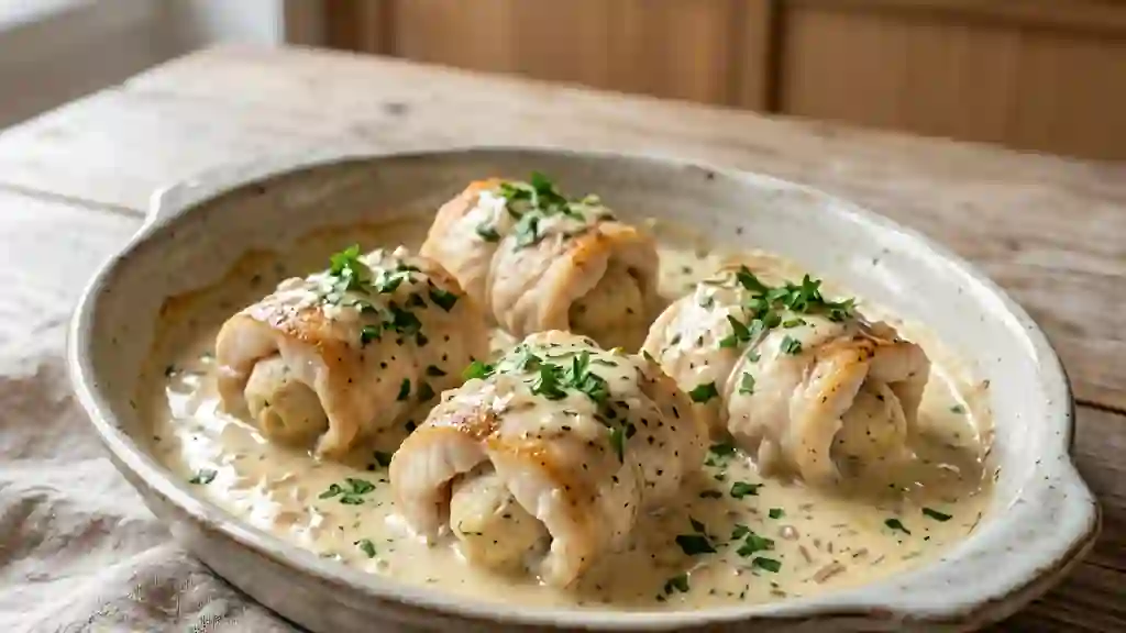 Paupiettes de merlan aux quenelles de brochet - Photo de présentation