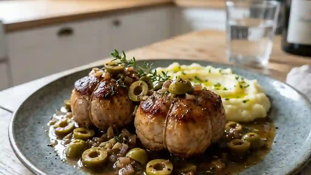 Paupiettes de Veau Fondantes aux Olives - Photo de présentation