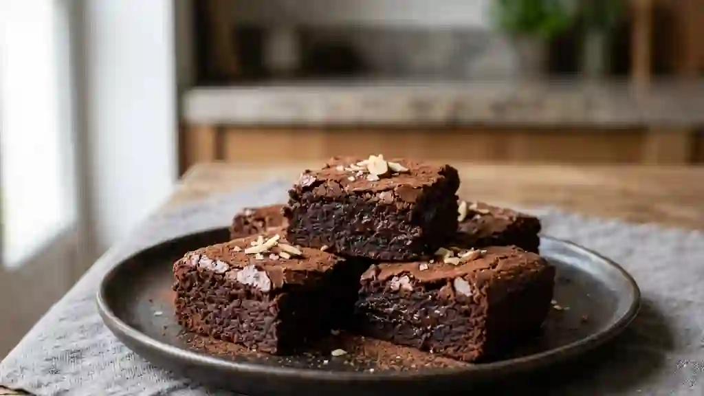 Pavés au chocolat noir et cœur fondant - Photo de présentation