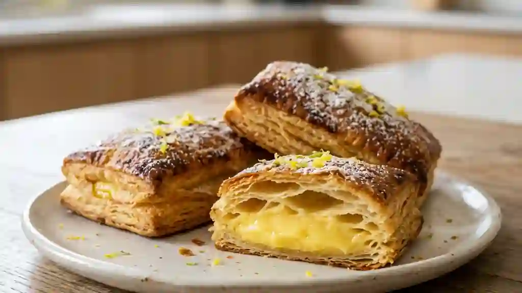 Pavés croustillants au cœur citronné - Photo de présentation