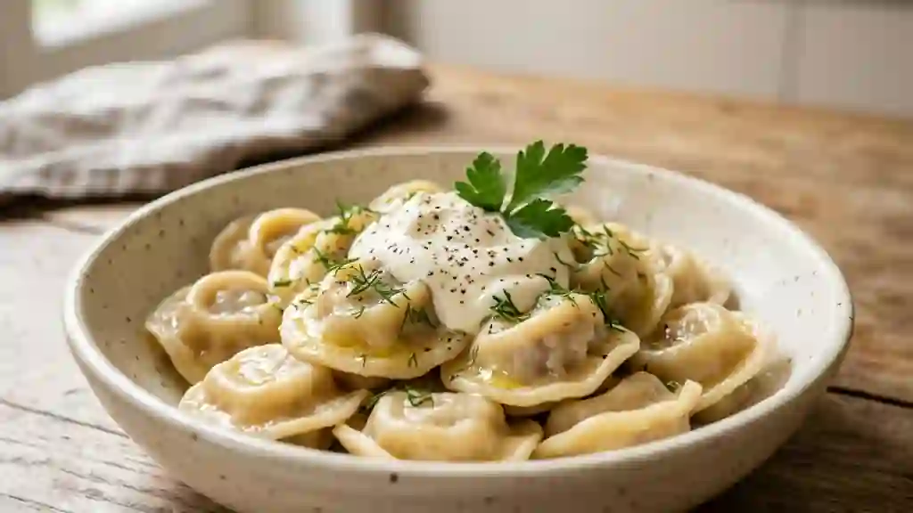 Pelmeni Sibériens Fondants à la Crème - Photo de présentation