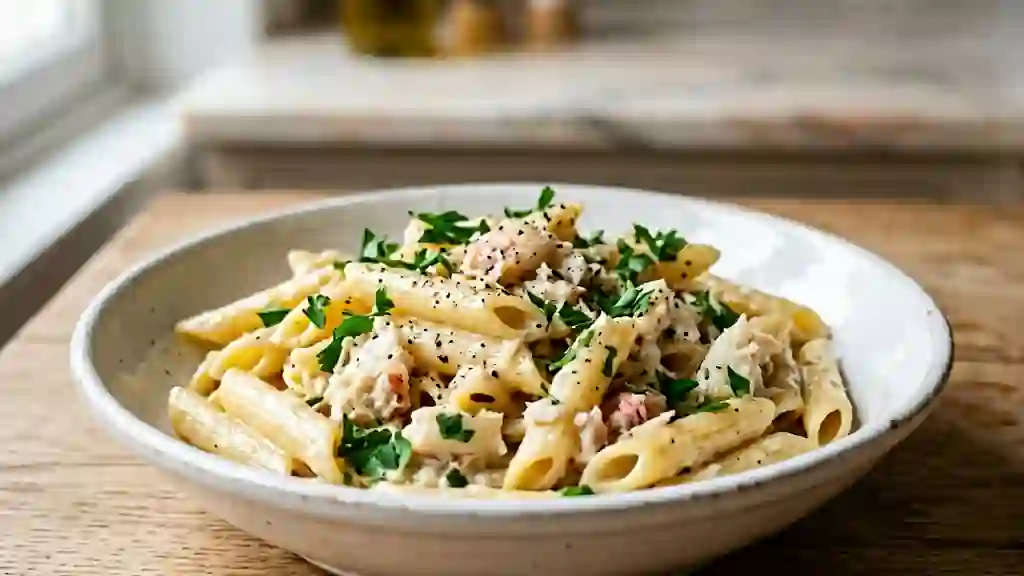 Pennes au Crabe et Crème Citronnée - Photo de présentation