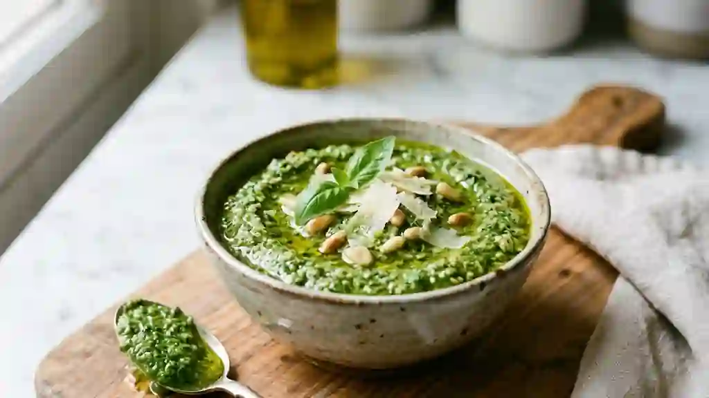 Pesto alla Genovese Onctueux et Parfumé - Photo de présentation