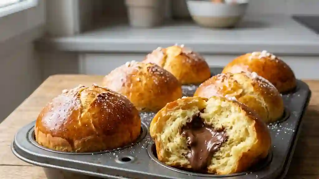 Brioches extra-moelleuses au cœur Nutella - Photo de présentation