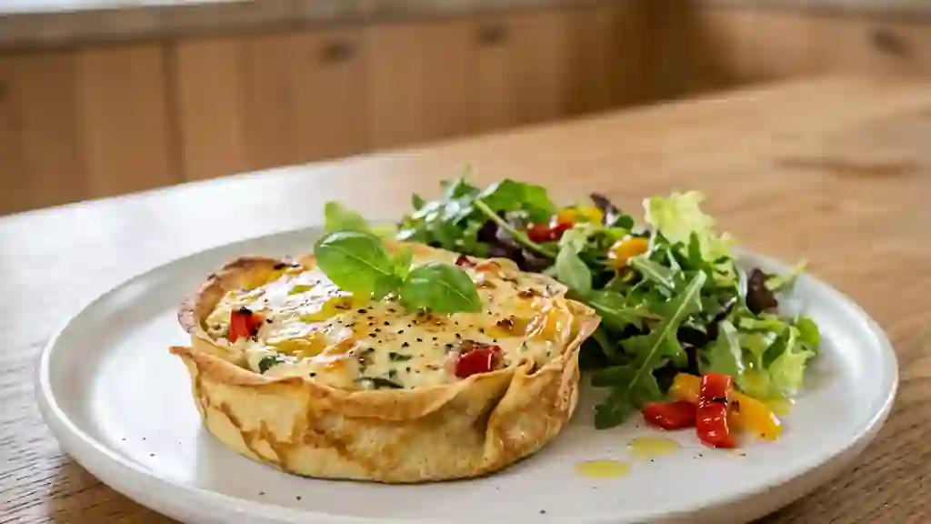 Charlottes fondantes au chèvre et poivrons - Photo de présentation