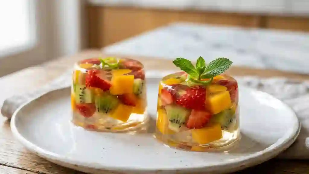 Dômes de fruits frais fondants - Photo de présentation
