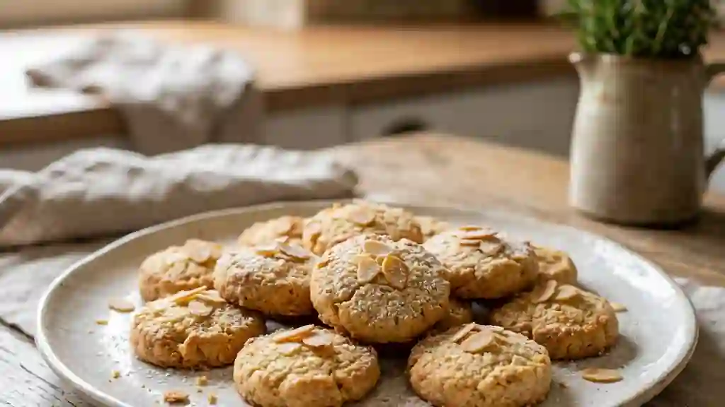 Sablés fondants à l'amande et vanille - Photo de présentation