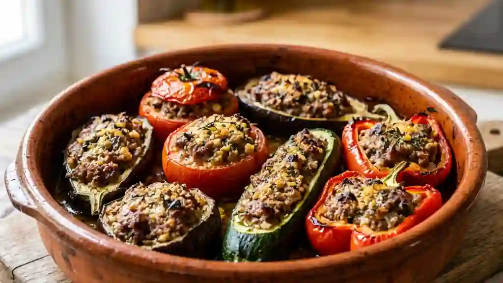 Petits farcis niçois fondants et gratinés - Photo de présentation