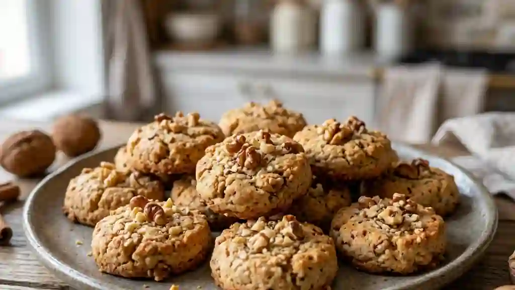 Petits fours sablés aux noix et épices - Photo de présentation