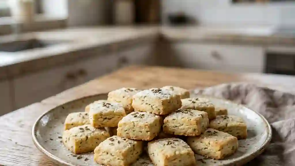 Petits fours sablés à l'anis vert - Photo de présentation