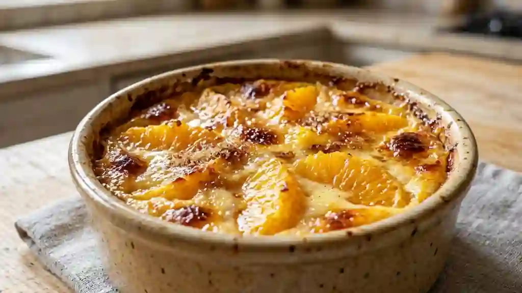 Gratins d'oranges fondants à la vanille - Photo de présentation