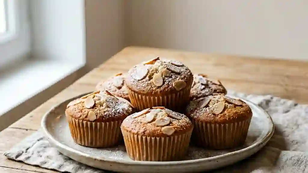 Petits moelleux fondants à l'amande - Photo de présentation