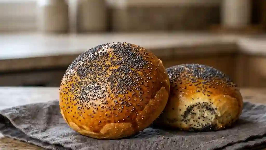 Petits pains moelleux aux graines de pavot - Photo de présentation