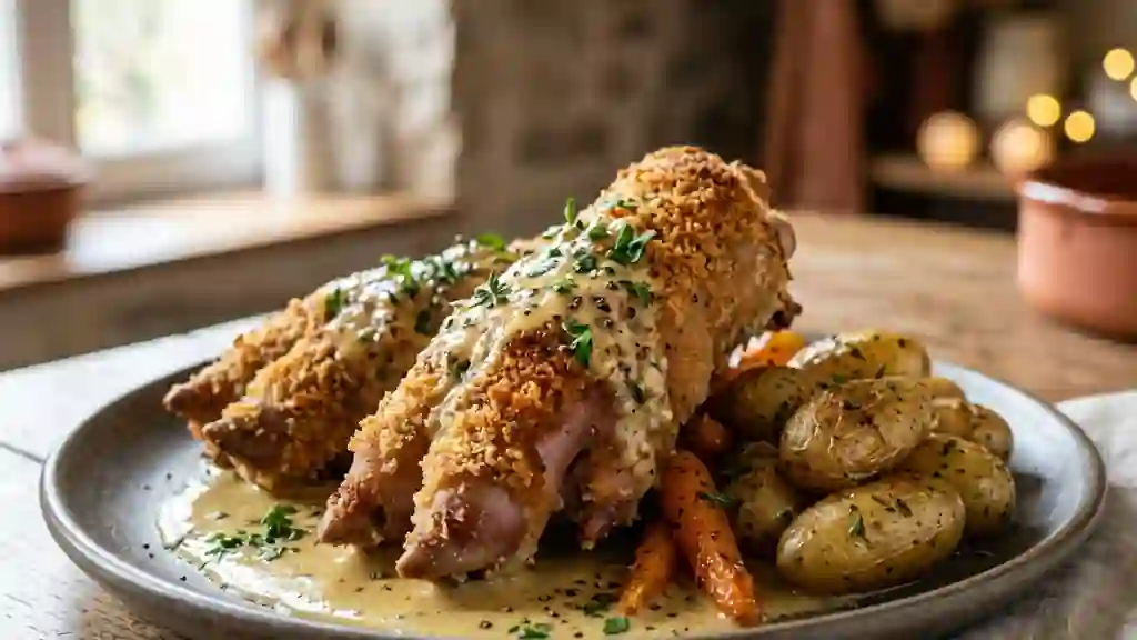 Pieds de porc Sainte-Menehould fondants - Photo de présentation