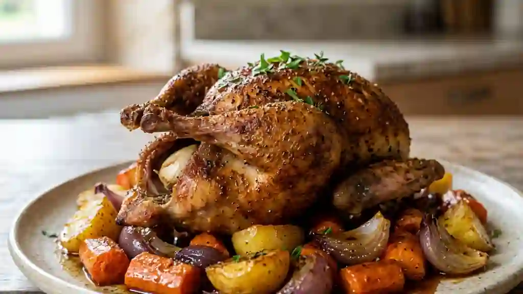 Pigeon Rôti aux Épices Douces - Photo de présentation