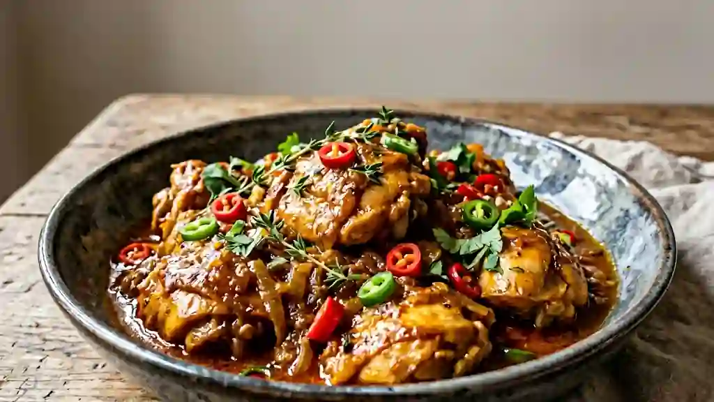 Pimentade de poulet fondante et épicée - Photo de présentation