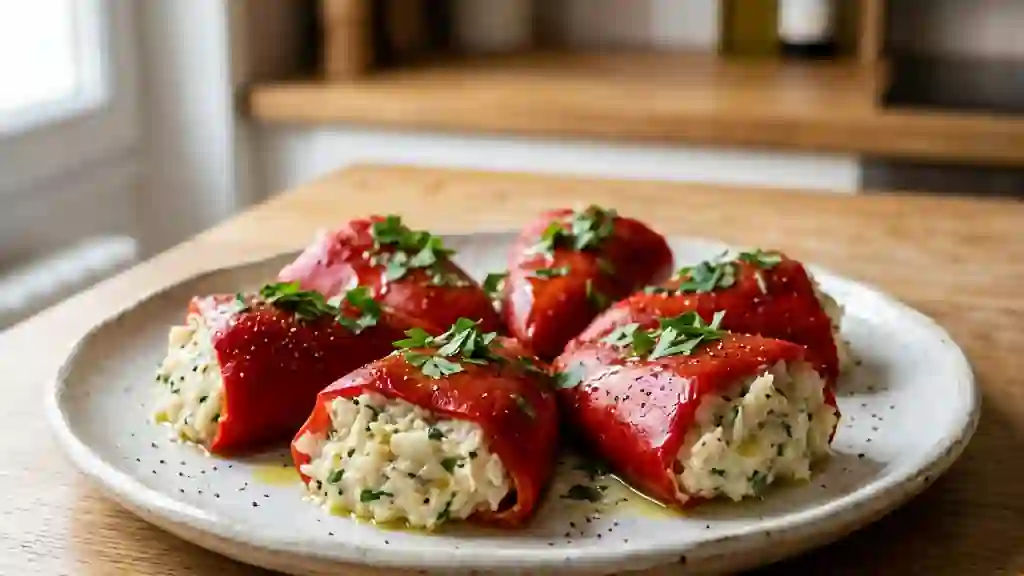 Pimientos del Piquillo Fondants à la Morue - Photo de présentation