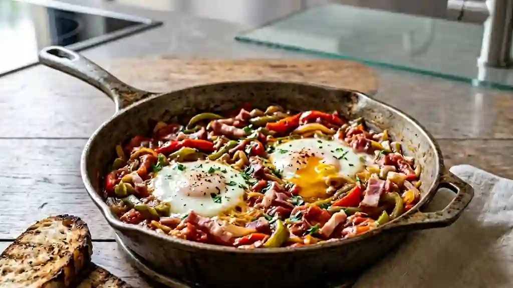 Piperade Basque Fondante au Jambon - Photo de présentation