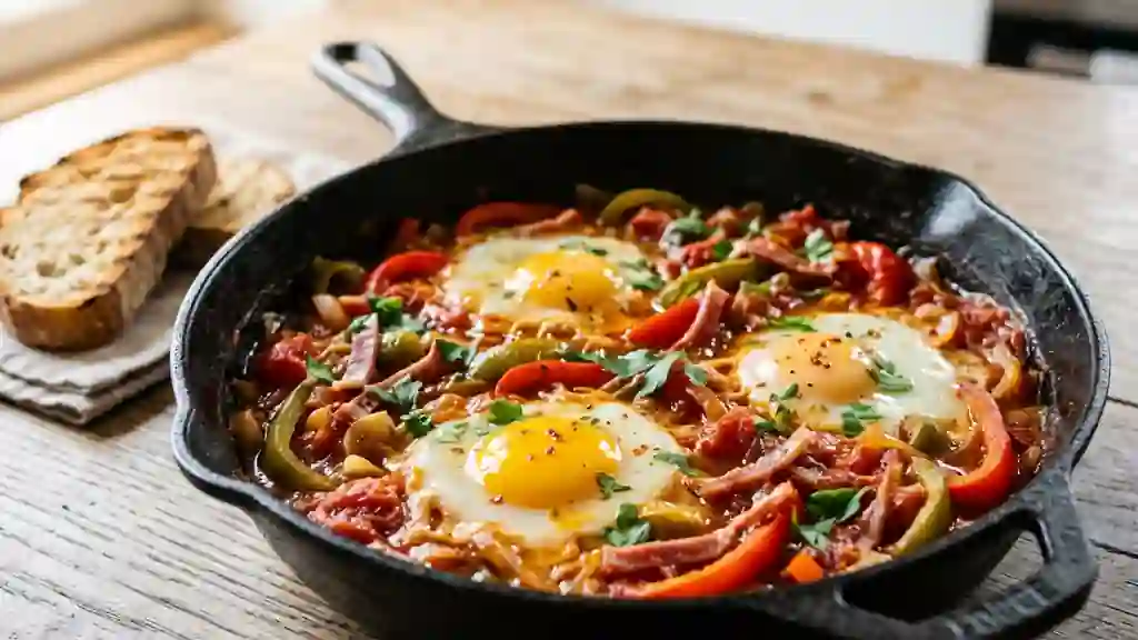 Piperade Landaise Fondante au Jambon - Photo de présentation