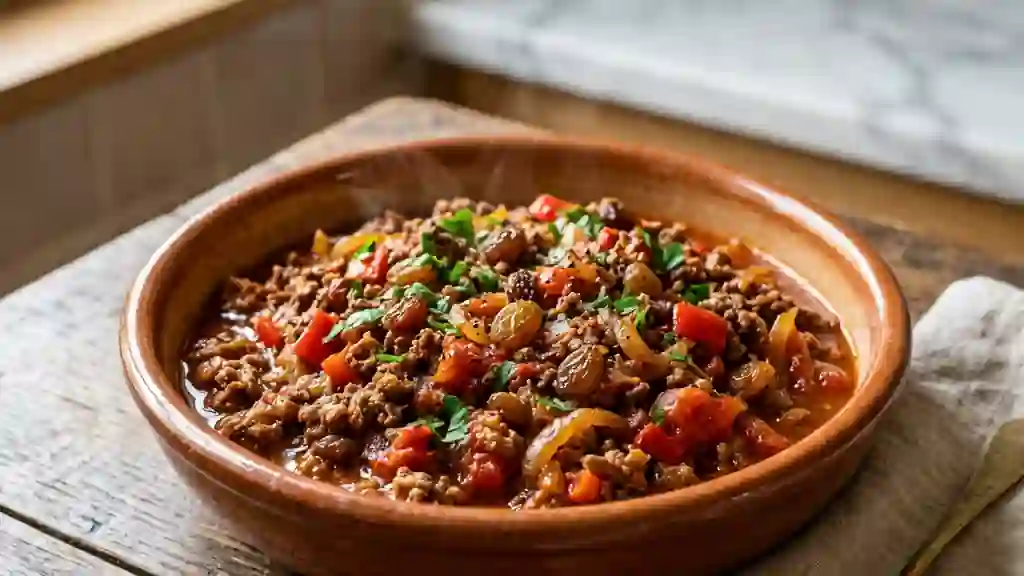 Piperade de bœuf aux raisins fondants - Photo de présentation
