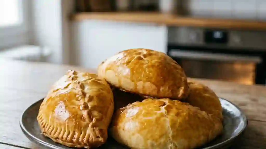 Pirojki moelleux au bœuf et oignons confits - Photo de présentation