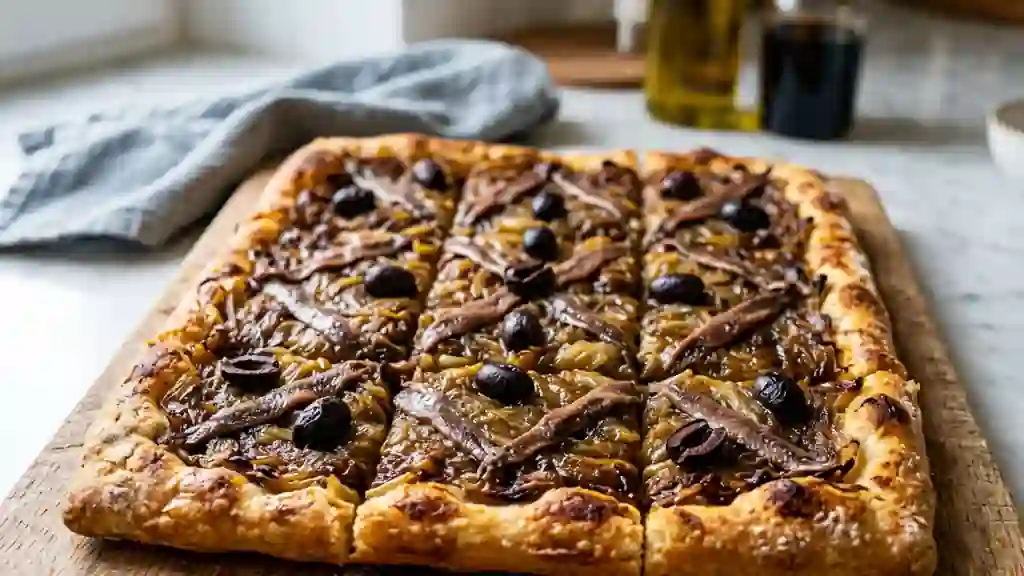 Pissaladière aux endives confites - Photo de présentation