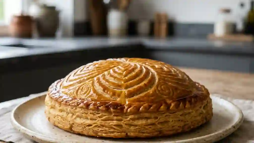Pithiviers fondant à la crème d'amandes - Photo de présentation