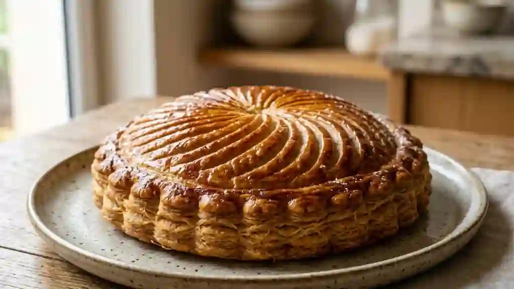 Pithiviers croustillant à la crème d'amande - Photo de présentation