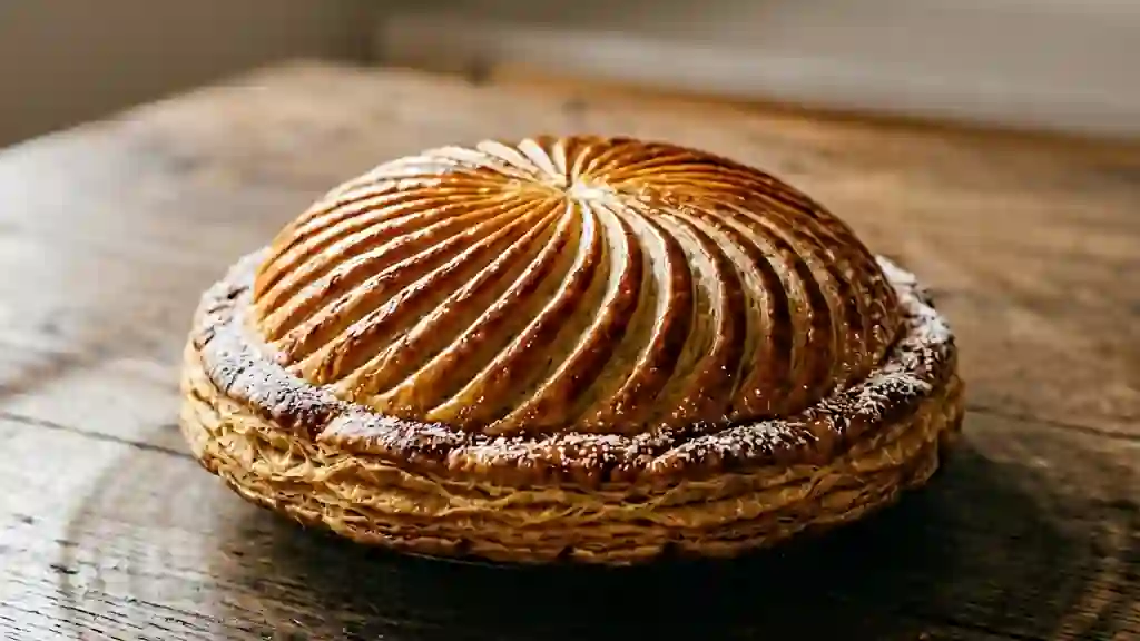 Pithiviers feuilleté à la crème d'amande - Photo de présentation